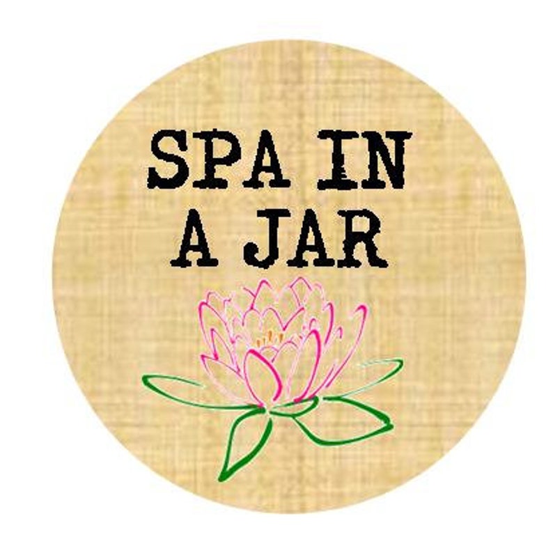 24 X Personalised Homemade Spa In A Jar Sticky Labels Etsy 24 X Personalised Homemade Spa In A Jar Sticky Labels Etsy