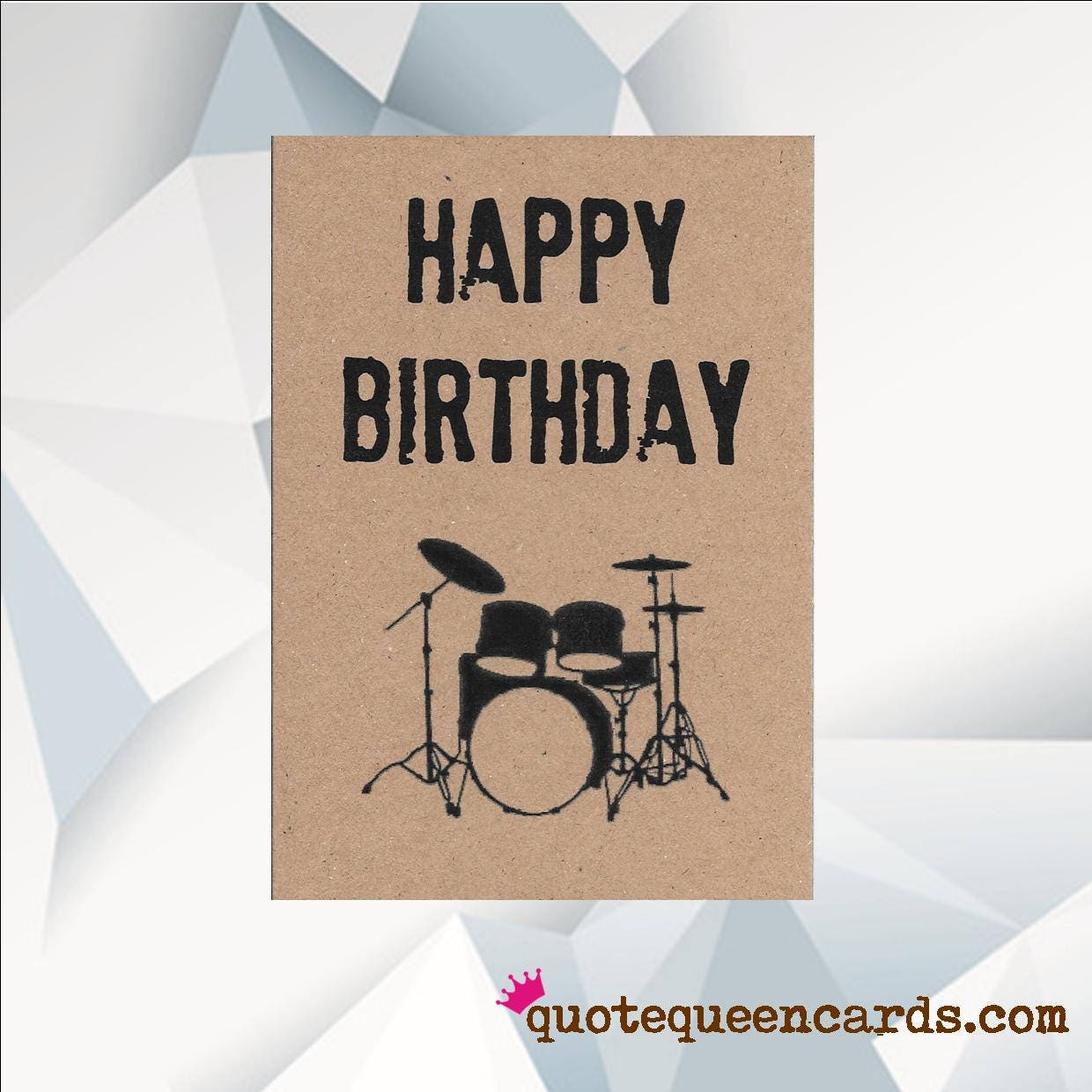 Happy Birthday / DRUM KIT / Music / Birthday Card / DRUM Kit