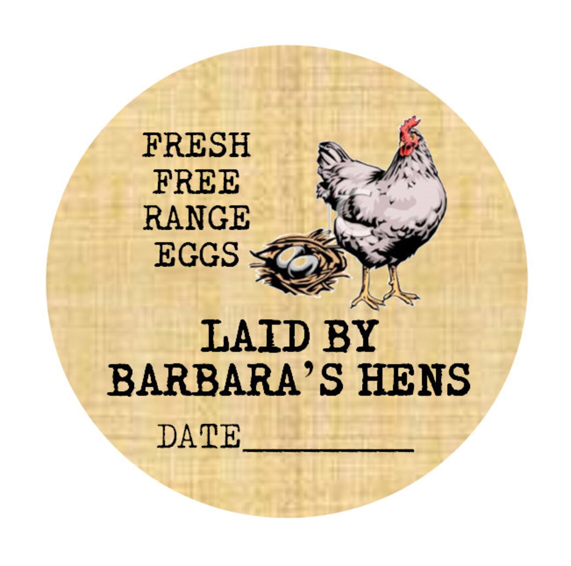 Custom Egg Box Labels Egg Box Labels Smallholder Egg Sales Etsy UK