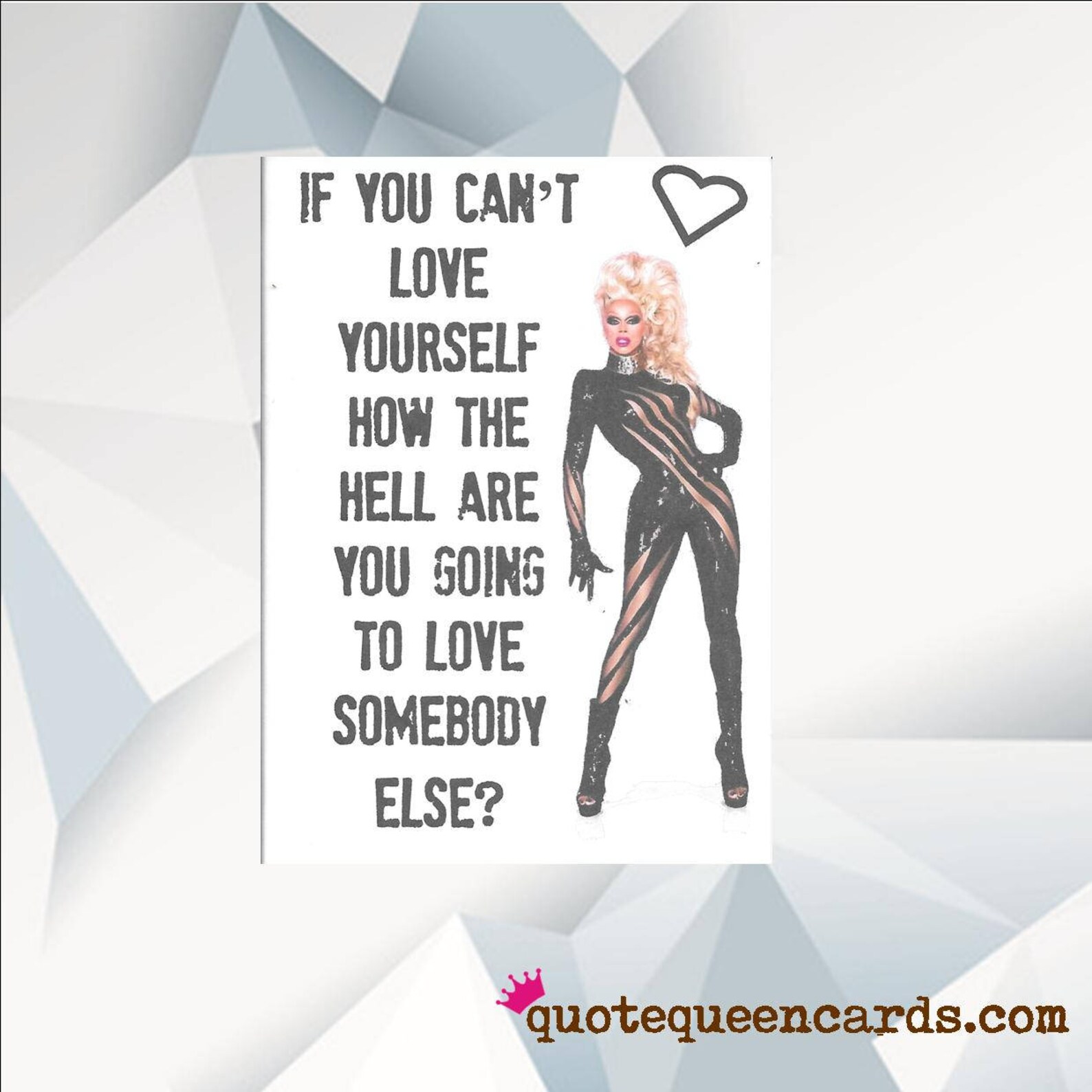 Rupaul if you cant love yourself gif