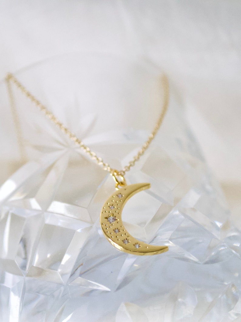 Half Moon Pendant Personalised 