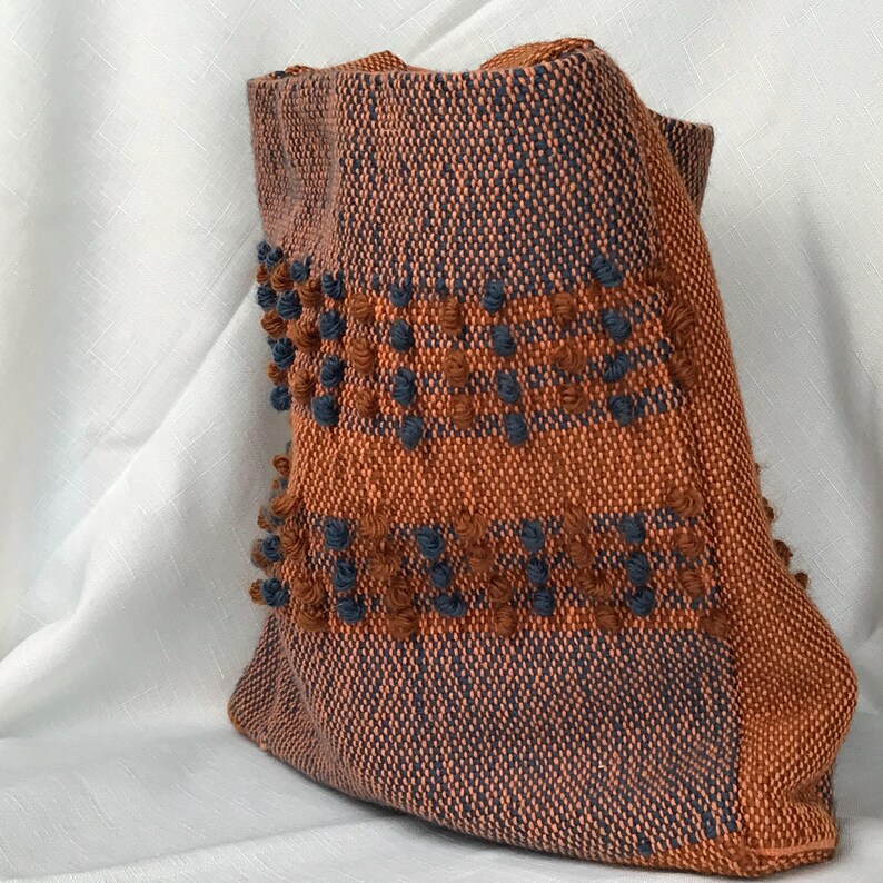Textured earth tone market bag or tote