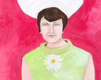Giclee Print from original painting: Ines 37