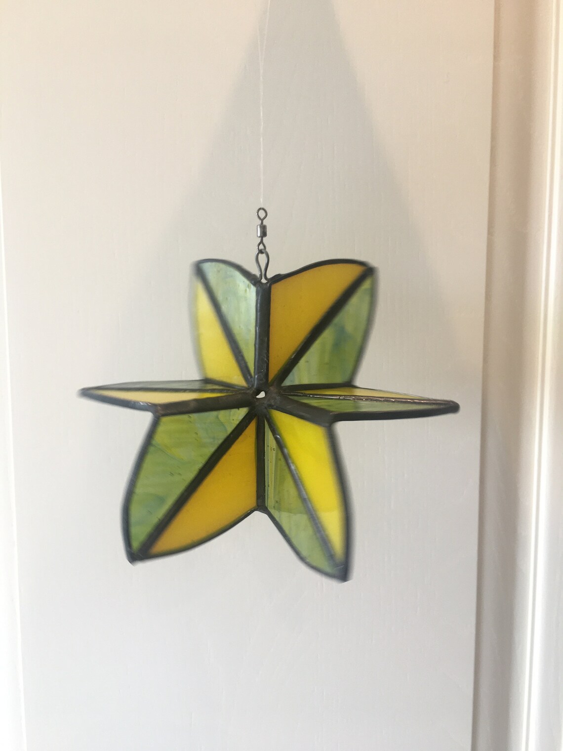 Stained Glass Spinner Spinning Flower Etsy UK