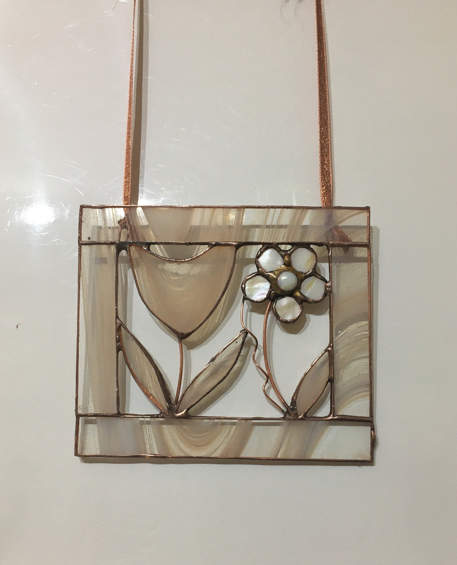 Hanging Glass Art Art Glass Wall Art Home Decor Glass Art Etsy France