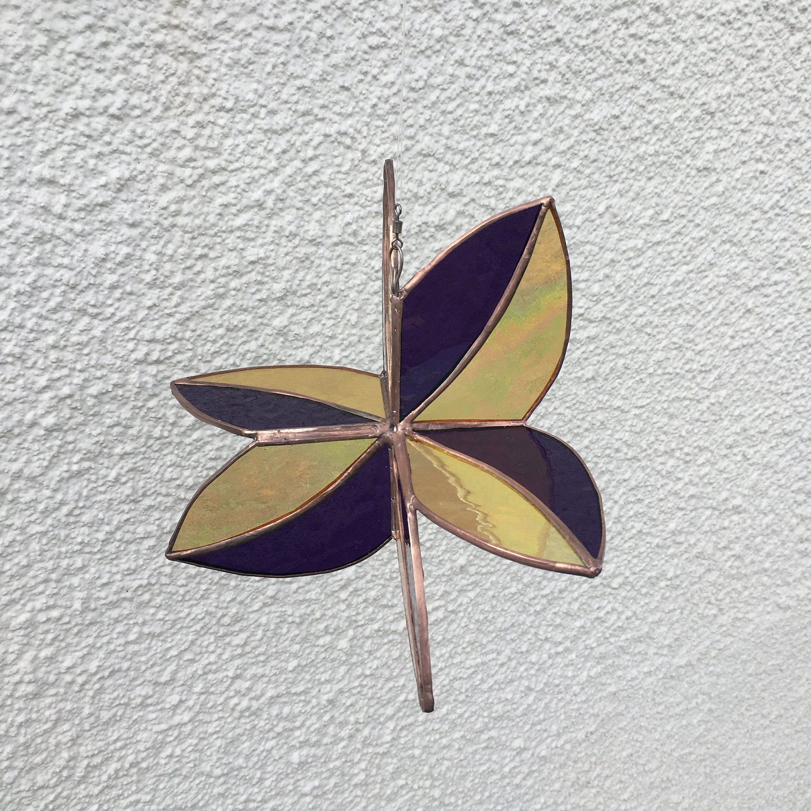 Stained Glass Spinner Spinning Flower Etsy UK