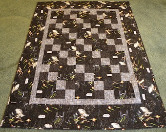 MINNIE Mouse panel quilt or STAR Wars quilt/blanket