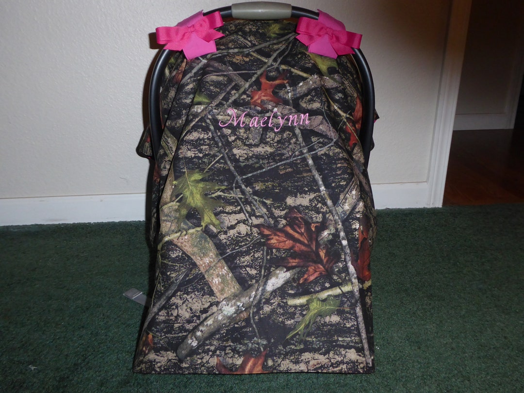 TRUE TIMBER CAMO Car Seat Canopy W/or Without Bows With or Etsy