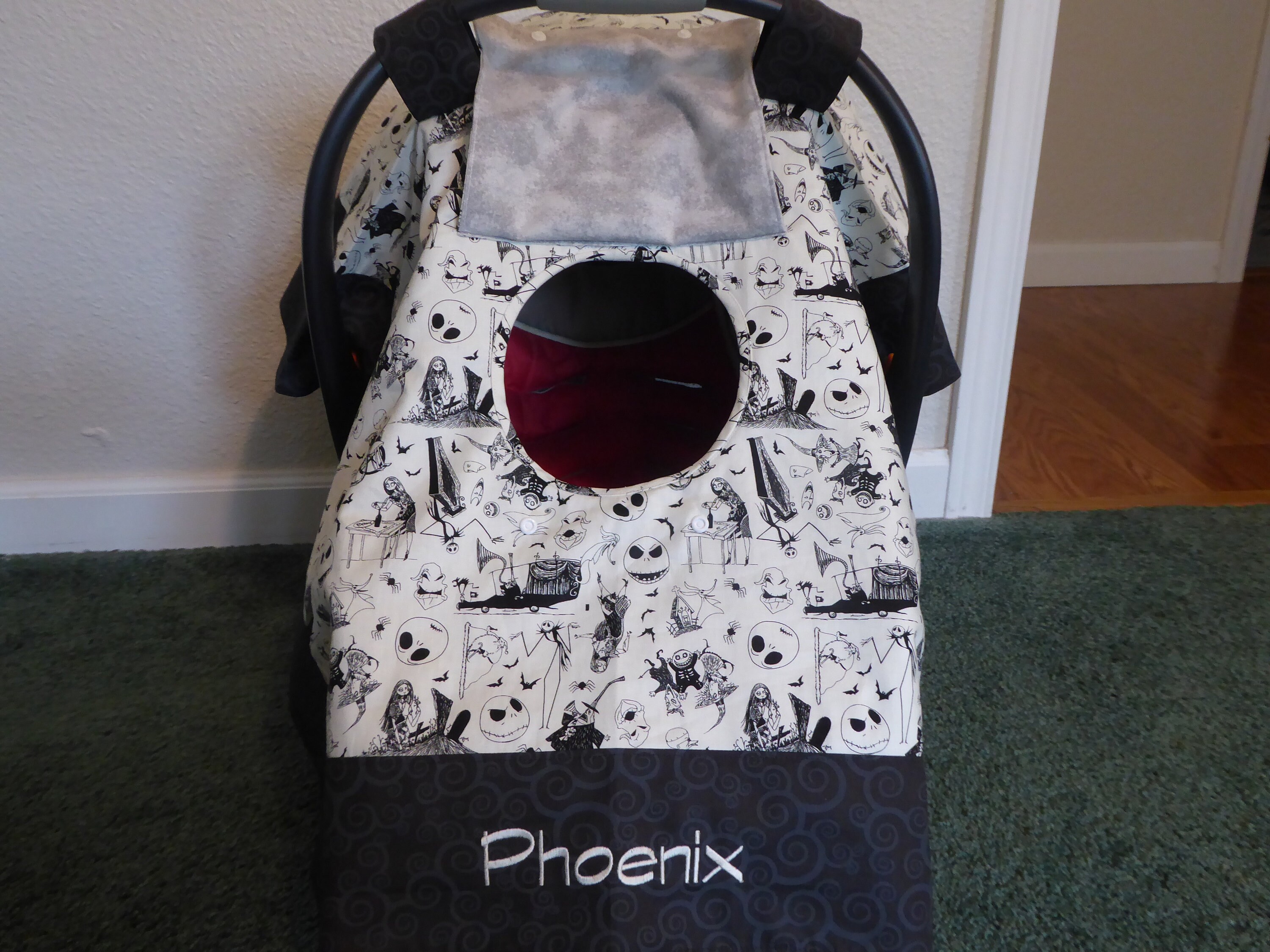 LILO AND STITCH Stitch & Angel baby car seat canopy with or Etsy