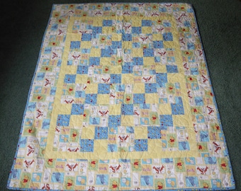 Edredón de WINNIE the Pooh o JIRAFAS y elefantes o edredón de MINNIE Mouse Regazo, bebé, niño pequeño, silla de ruedas, edredón/manta