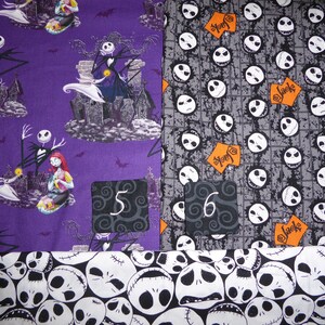 NIGHTMARE BEFORE CHRISTMAS car seat canopy with or without peekaboo opening or blanket in several Nightmare fabrics image 8