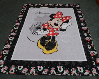 Edredón de panel de MINNIE Mouse o edredón/manta de STAR Wars