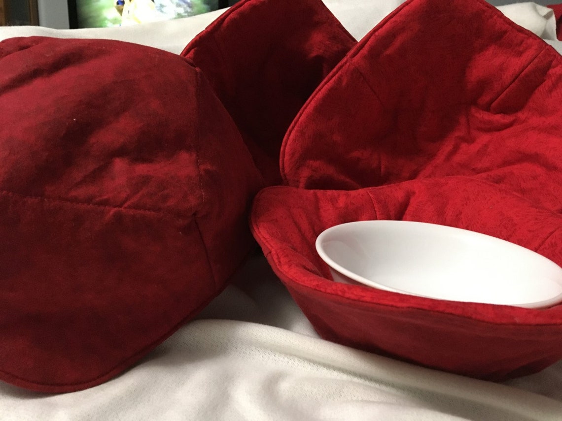 Microwave Hot Pad Bowls set of 4 Medium Bowls Etsy