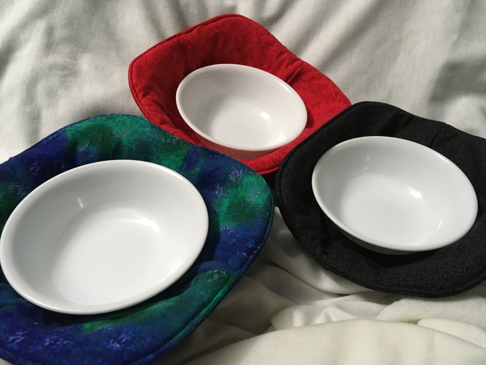 Microwave Hot Pad Bowls set of 4 Medium Bowls Etsy