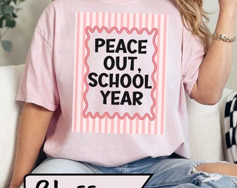 End of year tee, teacher gift, teacher tee, student tee, last day of school gift, summer break tee, assistant tee, staff shirt, graduation