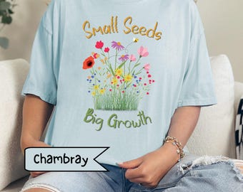 Summer Vibe Tee. Summer School Tee, Teacher Gift, School Staff Gift, Roomy Tee, Casual dress tee, Wildflower tee,
