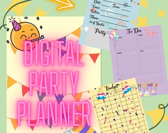party plan jewelry companies Digital Party Planner Event Planner Budget, Invitation, Guest List, Party Menu, Guest List, To Do List