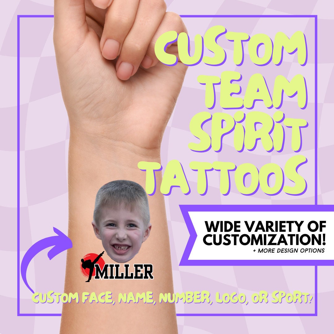 MMA and BJJ Temporary Tattoos / Sports Tattoos / Spirit Etsy