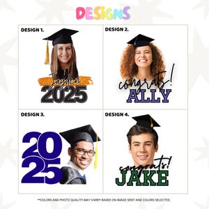 GRADUATION PARTY Temporary Tattoos / Graduation Party Favors / Graduation Gifts / Grad Party / Temporary Tattoos / Grad 2025 / 2025 / 25