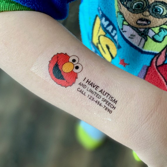 Autism Awareness Temporary Tattoo Non Verbal Autistic Etsy