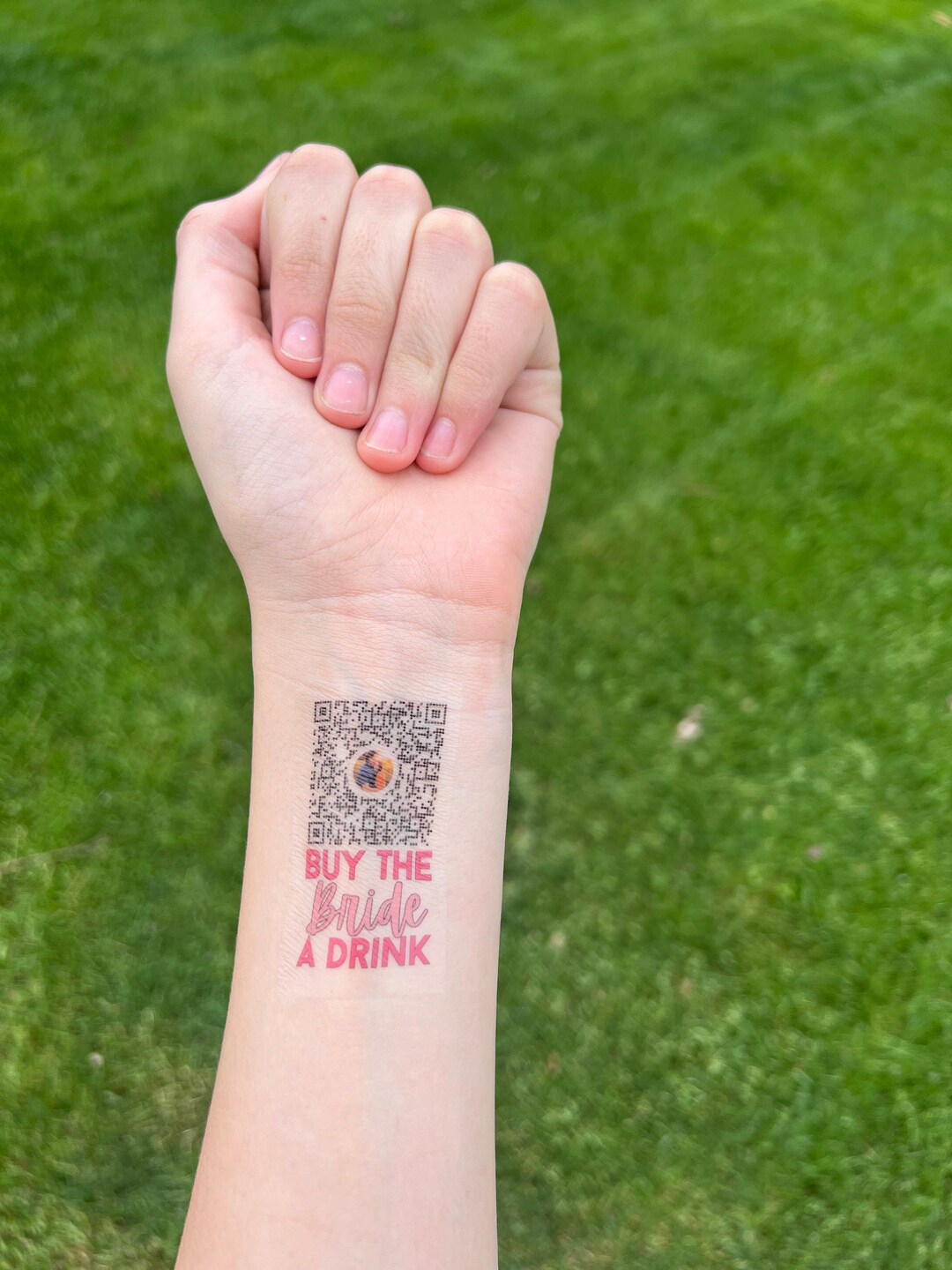 Venmo QR Code / Bachelorette Temporary Tattoos / Bach Party Gifts
