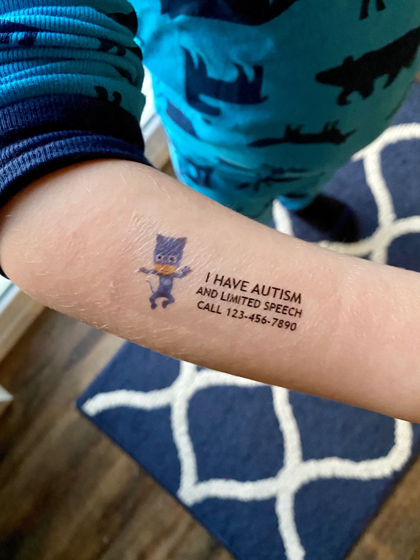 Autism Awareness Temporary Tattoo / Non-verbal / Autistic / - Etsy