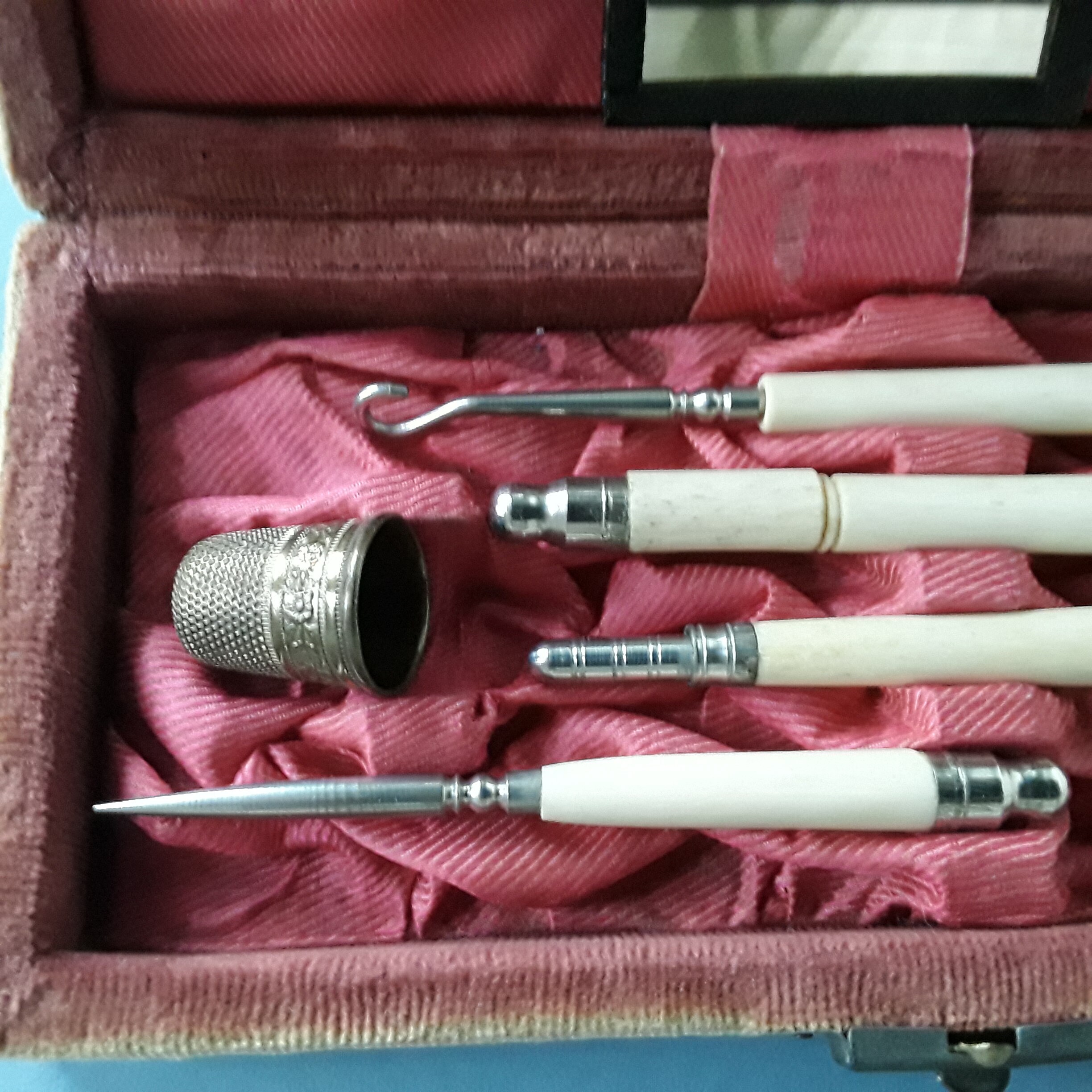 Antique Sewing Set / Needlework Tools / Needlework Box / Etsy UK