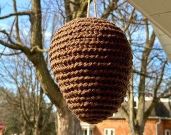 Crochet Wasp Hornet Nest Decoy