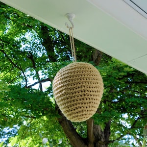 Wasp/Hornet Decoy Nest PDF Instant Download Natural Pest Control Crochet Pattern Digital Pattern image 4