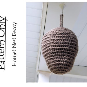 Wasp/Hornet Decoy Nest PDF Instant Download Natural Pest Control Crochet Pattern Digital Pattern image 1