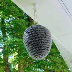 Wasp/Hornet Decoy Nest PDF Instant Download Natural Pest Control Crochet Pattern Digital Pattern image 3