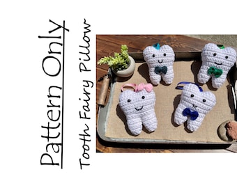 Crochet Tooth Fairy Pillow Pattern: Hanging Pouch (PDF Pattern)