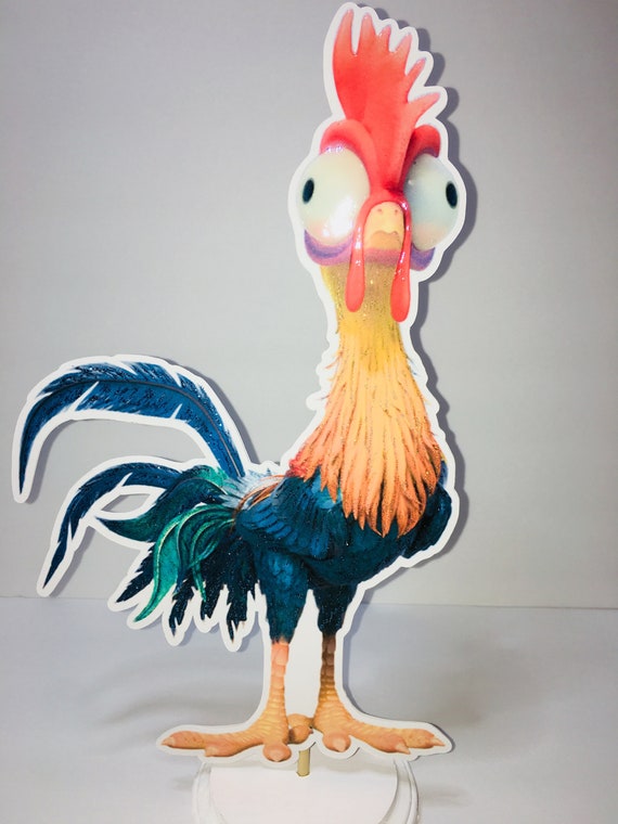 Moana Hei Hei Rooster Centerpiece Birthday Centerpiece Kids Etsy Moana Hei Hei Rooster Centerpiece Birthday Centerpiece Kids Etsy