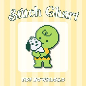 Charlie Brown Smiski - Needlepoint Pattern