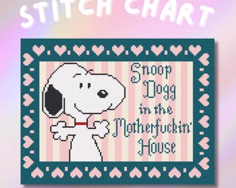 Grille de points PDF pour chien Snoop