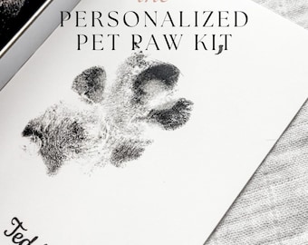 Personalized Ink Boop Kit, Custom Paw Prints, Gift for Dog, Cat Mom