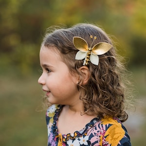 Butterfly Hairclips, butterfly hair pin, butterfly hair clips, butterfly hair clip, Gold butterfly wings, gold hair pins, floral hair pins