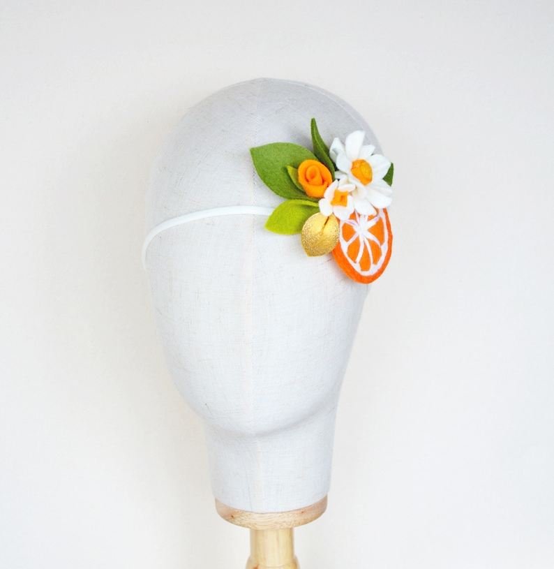 Orange Fruit Headband Fruit Headpiece Tropical Headband Etsy