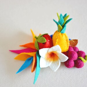 Pineapple Headband, Tropical Fruit Headband Crown, Fruit Headband ...