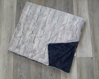 Luxe Minky Blanket- Custom Luxe Blanket - Minky Blanket - Luxe Blanket- Fox Luxe Minky - Ships out in 1-2 days