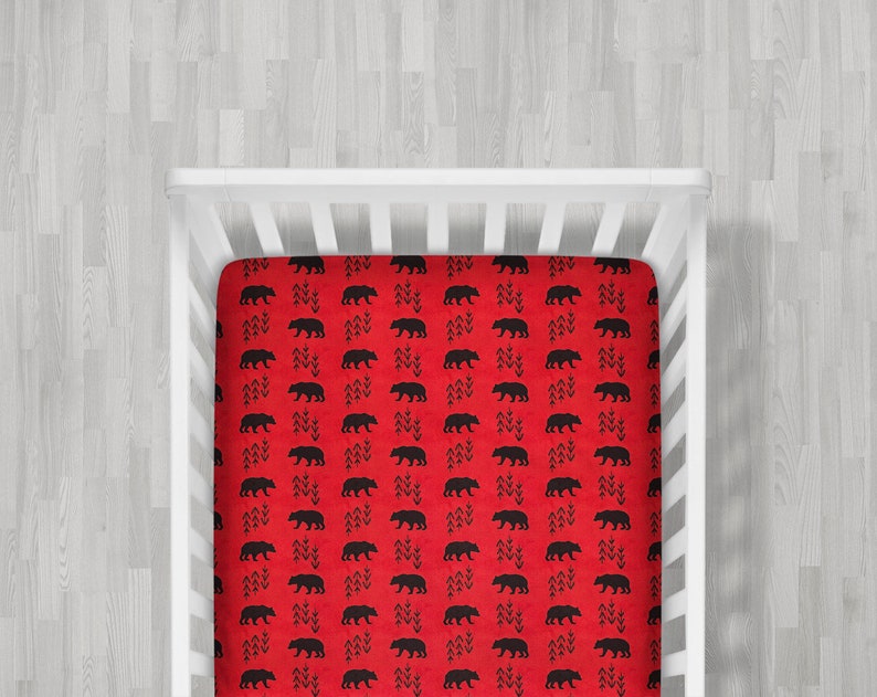 Minky Crib Sheet Bear Sheet Bear Minky Sheet Bear Sheet Etsy