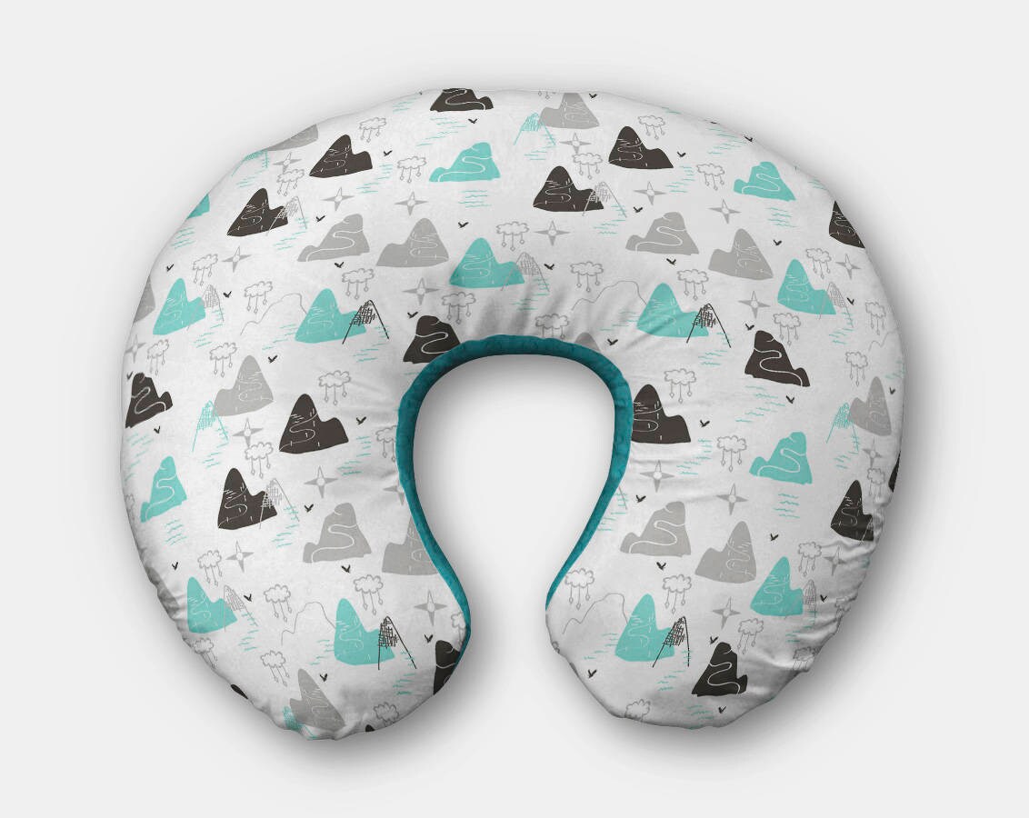 Mountain Boppy Pillow Cover Woodland Boppy Cover Mountain Etsy