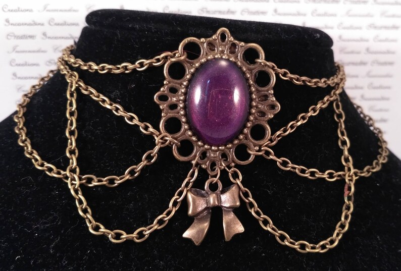Custom handmade chain choker