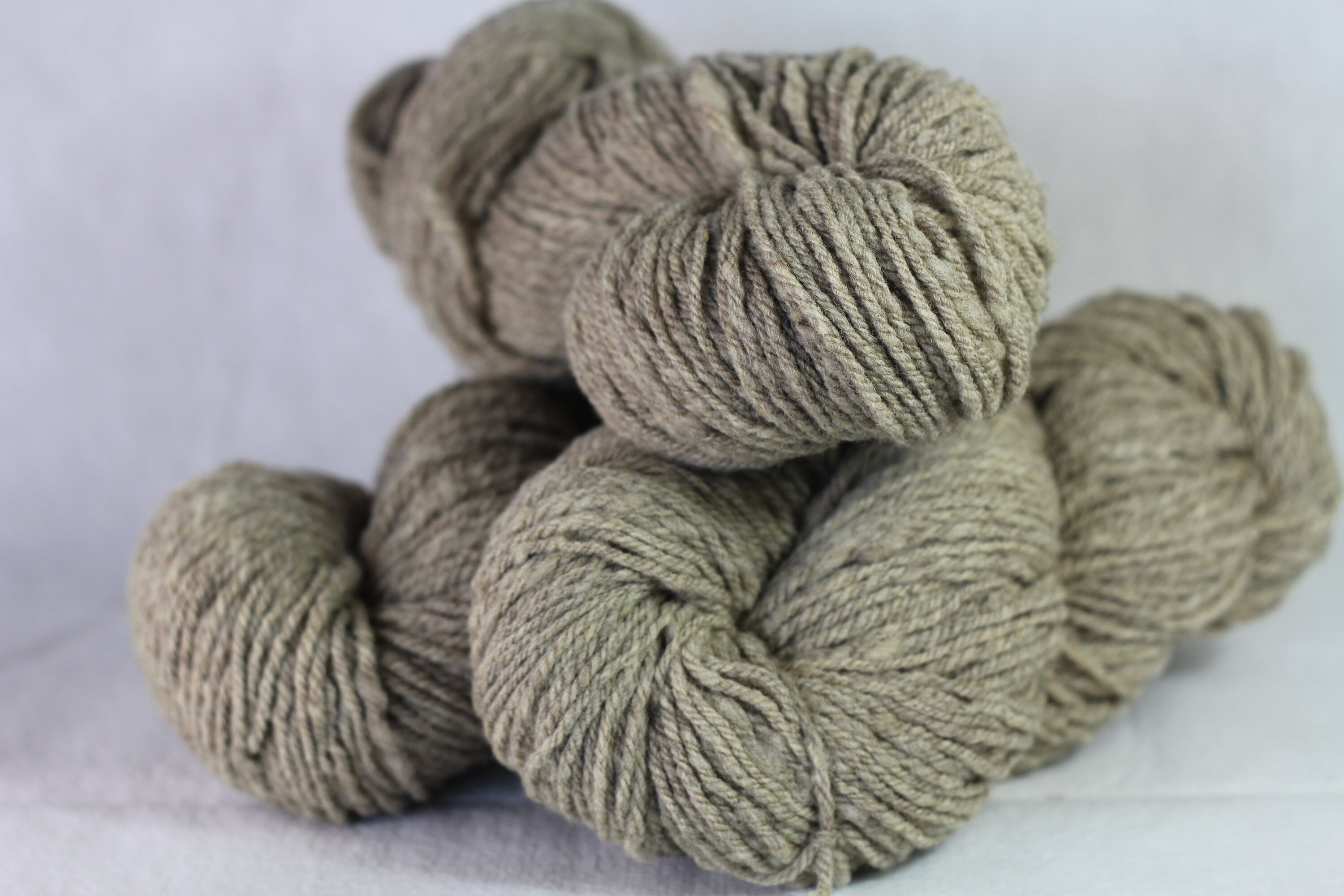 Undyed Natural Beige Wool Yarn Natural Colored Worsted Etsy