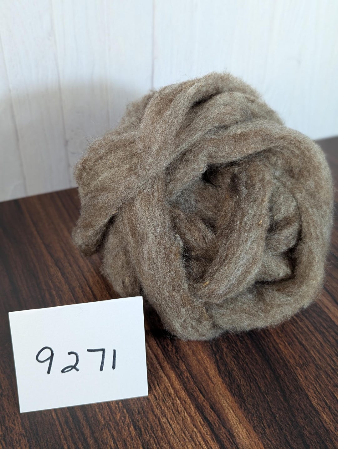 Undyed Natural Colored Wool Roving, Columbia/rambouillet Wool, Spinning ...