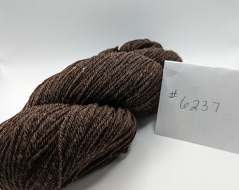 natural brown undyed wool yarn, DK weight