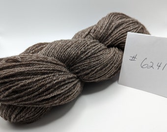 natural colored Columbia sheep wool, sport weight yarn, knitting, crochet