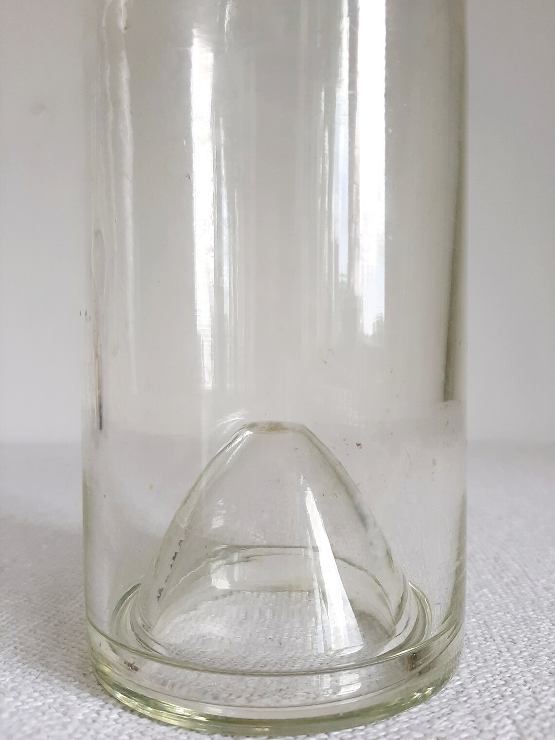 Vintage clear glass bottle retro beer bottle Etsy
