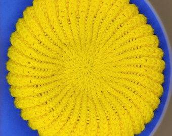 YELLOW SUNRISE BEANIE