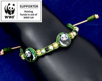 Panda bracelet in aid of WWF charity